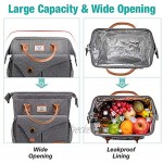 Lekesky Isolierte Lunchtasche für Frauen auslaufsichere Kühltasche für Erwachsene Picknick Arbeit