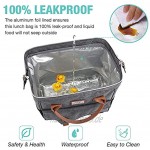 Lekesky Isolierte Lunchtasche für Frauen auslaufsichere Kühltasche für Erwachsene Picknick Arbeit