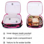 Meerjungfrau-Lunchbox für Mädchen Flip-Pailletten isoliert für die Schule langlebig wiederverwendbar mit Glitzer Regenbogenfarben