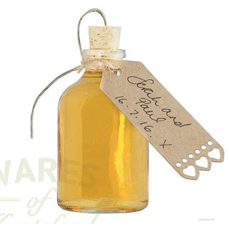 36 x Kleine Glasflaschen mit Korken ideal für Hochzeitsbevorzugungen