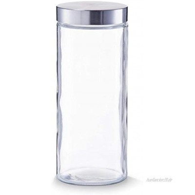 Zeller Vorratsglas Frischhaltebehälter 2100 ml Edelstahldeckel