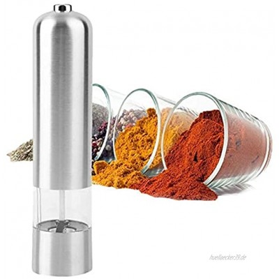 1PC Edelstahl Elektrische Salz Pfeffermühle Gewürzmühle Küchenwerkzeug