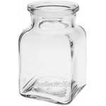Gewürzgläser Set mit Press-korken | 10 teilig | Füllmenge 150 ml | Vierkantglas Quadratisch Hochwertiges Glas | Glasdose Glasgefäß ideal für Salz Pfeffer Sonnenblumenkerne kürbiskerne Kandis Bonbons
