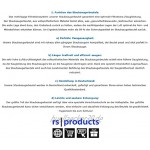 50x rs-products I Staubsaugerbeutel kompatibel mit ALDI QUIGG MI 150 MI150 MI 101 MI101 MI1
