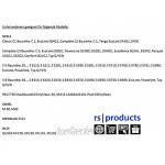 50x rs-products I Staubsaugerbeutel kompatibel mit ALDI QUIGG MI 150 MI150 MI 101 MI101 MI1