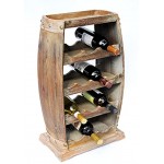 DanDiBo Weinregal Holz Weinfass 1549 Bar Flaschenständer 70 cm für 13 FL. Regal Fass Holzfass