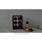 OROPY Vintage Weinregal für 6 Flaschen aus Holz 3-Etage Freistehender Desktop Flaschenhalter Lagerregal für Küche Schrank Bar Keller Garten