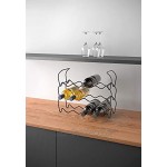Wine-Bar Lava Flaschenregal 3-er Set 44x15x13x34cm Touchtherm