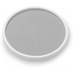 madesmart Plattenspieler 25,4 cm Schrank-Kollektion rutschfestes Futter breiter Boden leicht zu reinigen BPA-frei