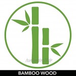 mDesign Bambusbox zur Küchenaufbewahrung – stapelbare Schubladenbox aus umweltfreundlichem Bambusholz – Aufbewahrungsbox für den Küchenschrank die Schublade oder Vorratskammer – braun naturfarben