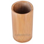 UPKOCH Küchenutensilienhalter aus Holz Bambus Kochutensilienhalter Essstäbchen Löffel Spatel Geschirr Aufbewahrung Behälter Organizer 15 cm