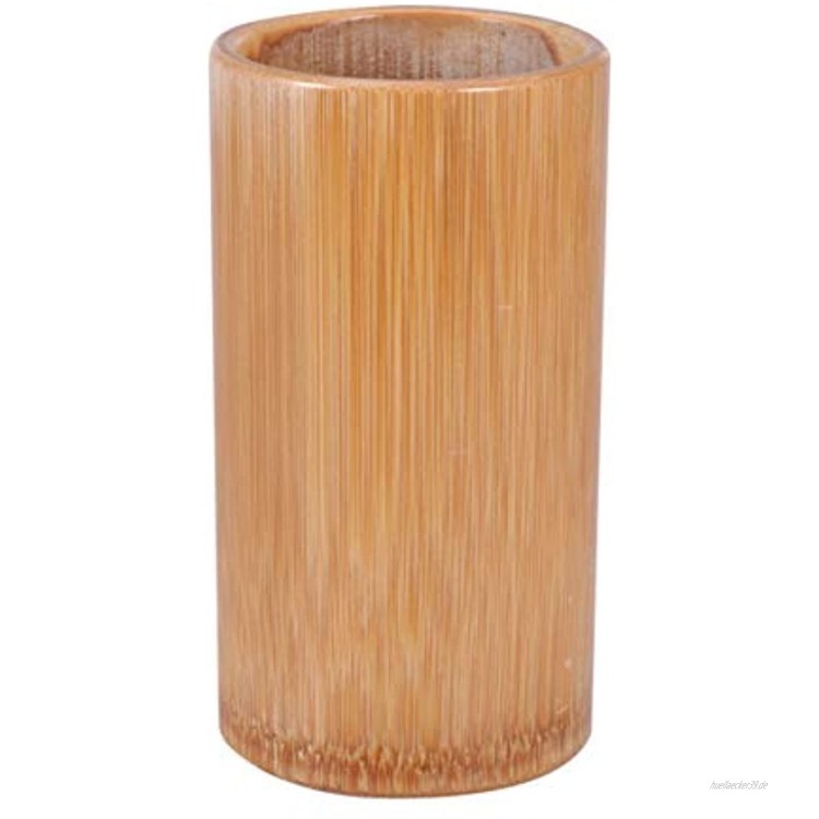 UPKOCH Küchenutensilienhalter aus Holz Bambus Kochutensilienhalter Essstäbchen Löffel Spatel Geschirr Aufbewahrung Behälter Organizer 15 cm