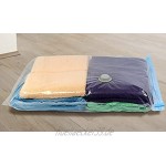 KEPLIN® Vakuumbeutel 6 Stück 60 cm x 80 cm 80 % mehr Kompression beste Versiegelungsbeutel für Kleidung Bettdecken Bettwäsche Kissen Decken Vorhänge