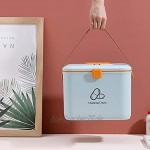 Kunststoff Erste Hilfe Lagerung Box Familie Medizin Container Bin mit Tragbare Griff Doppel Schichten Notfall Medizin Kit Fall