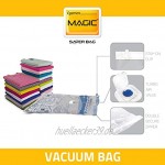 Magic Saver Vakuum-Aufbewahrungsbeutel 76,2 x 101,6 cm Größe XXL 6 Stück platzsparende Taschen für Steppdecken Kissen Kleidung