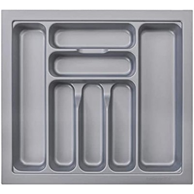 MUHOO Besteckkasten 60er Besteckeinsatz Küche für Schubladen Küchenschrank aus Kunststoff 517 x 474 mm