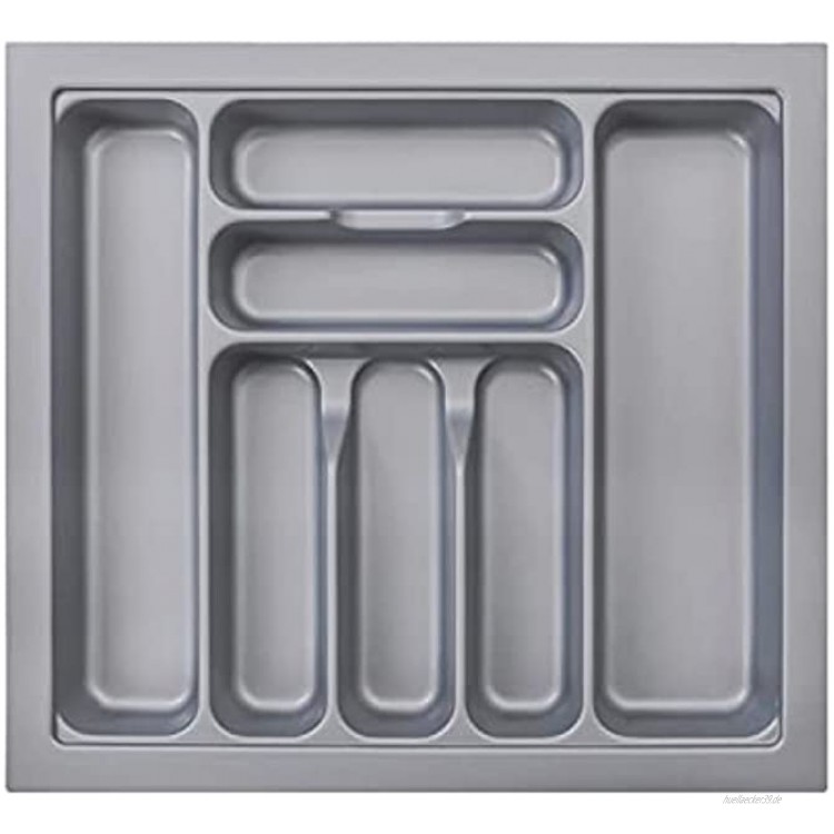 MUHOO Besteckkasten 60er Besteckeinsatz Küche für Schubladen Küchenschrank aus Kunststoff 517 x 474 mm