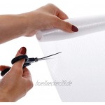 CapCro Schubladenmatte Otze 2 teiliges Set | perfekt für 4 Schubladen | 100 x 44 cm | transparente Antirutschmatte individuell zuschneidbar