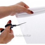 MamboCat Schubladenmatte Matze 4 teiliges Set | perfekt für 12 Standard Schubladen | 150 x 50 cm | transparente Antirutschmatte individuell zuschneidbar