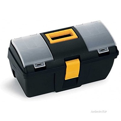Terry 161C Werkzeugkoffer klein mit Tablett und Organizer Transparent–Maße: 39.3x 18.9x 20cm