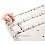 Tescoma 899430 FlexiSpace Werkzeughalter für Schublade Kunststoff Weiß 37 x 22 x 4,5 cm