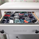 TRIXES Aufbewahrungsbox für Socken Krawatten Unterhosen Unterwäscheschublade Schrank Organizer