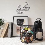 Kaffeekapselhalter und Organizer für Tasse Becher Kaffee- und Espresso-Kapselhalter Aufbewahrungskorb Style B