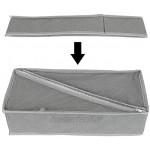 3PCS Aufbewahrungsbox Schubladenunterteilungen Kleiderschrank Schublade Organizer Stoffbox zur Aufbewahren für Unterwäsche Ordnungssystem