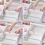4er-Set Schubladen-Organizer Schubladenteiler verstellbarer Trennelemente Schublade organisieren Schubladeneinsatz für Küchen- & Schlafzimmerschubladen