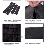 Aufbewahrungsboxen 4 stück Schubladen Organizer Ordnungssystem für Kleiderschrank faltbar für BHS Unterwäsche Socken Krawatten Faltbox Stoffbox