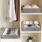 Aufbewahrungsboxen für Unterwäsche Aufbewahrungsbox für Socken Schubladen-Organizer Ordnungssystem für Kleiderschrank faltbar für BHS Unterwäsche Socken Krawatten Faltbox Stoffbox 4er Set
