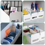Navaris Aufbewahrungsbox Aufbewahrungskiste 3er Set Box Organizer zur Aufbewahrung aus Kunststoff Kiste Behälter für Badezimmer oder Küche