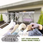 AIEVE 24 Stück Haken Clip Klammern für Kleiderbügel Wäscheleine