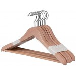IKEA 8-er Set Holz-Kleiderbügel BUMERANG geschwungene Kleiderbügel aus Massivholz Breite 43 cm Stärke 14 mm