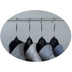 Kleiderbügel NA 47 cm aus Kunststoff 100 Stück RSR Hangers Hemdenbügel Blusenbügel Kunststoff Schwarz schneller Versand