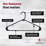 Sharpty Kleiderbügel aus Kunststoff ideal für den täglichen Gebrauch.