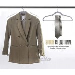 Utopia Home Premium rutschfeste Kleiderbügel aus Samt [50er-Pack] Strapazierfähige Kleiderbügel aus Samt mit Krawattenhalter Stark Platzsparende Kleiderbügel für Hemden Jacken Kleider Grau